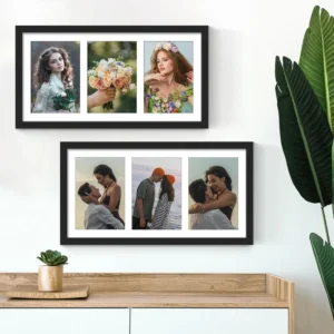 MDF Family Collage Photo Frame Multi Size Wall Tabletop Frame Custom Picture Frame for Home Decoration