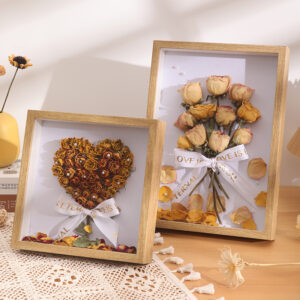 MDF Hollow Deep Shadow Box Wood Photo Frame 3D Shadow Dried Flower Specimens Box Frame