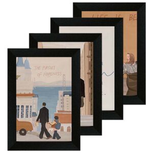 MDF Picture Frame Lightweight Rectangle Photo Frame for Home Wall Decor