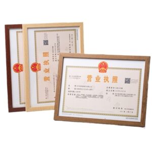 MDF Wooden Certificate Frame with Flat & Rounded Edge (A4/A3)