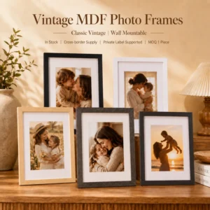 MDF Wooden Photo Frame Multi Size Single Multi opening Picture Frame Tabletop Wall Mount Home Wall Decor
