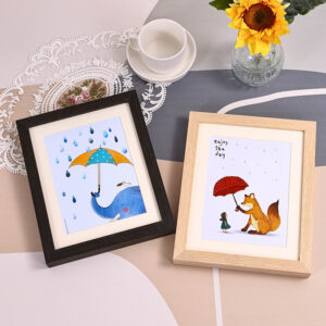 MDF Wooden Picture Frame Foldable Modern Design Vertical Wall Hanging Photo Album & Painting Frame Mounting