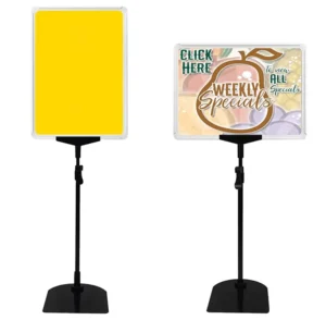 MERIS A4 Frame Sign Holder Stand Poster Stands for Display Floor Standing
