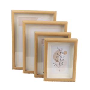 MIDAS Simple Solid Wood Eco Friendly Durable Hollow Photo Frame with Customizable Design for Desktop Home Decor Weddings