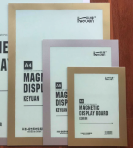Magnetic Poster Frames Are Used for Advertising Display in Offices and Coffee Shops