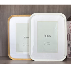 Lanjiang AL 31 14mm Metal Oblong Photo Frame with Offset Printing Tabletop & Wall Mounting Creative Design