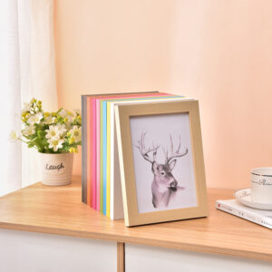Manufacturer Supplies Wooden Photo Frames Desktop Ornaments Wall mounted Simple and Elegant Empty Frames