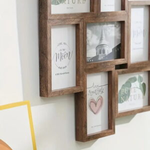 Mdf or Wood Collage Photo Frame Customized Multi pcs Design Size Colors