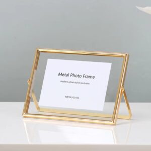 Metal Floating Picture Frame Photo Stands Metal Golden Floating Photo Picture Frames