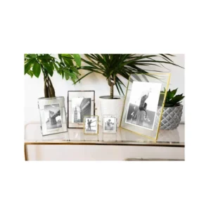 Metal Photo Frame Tabletop Handmade Designer Photo Holder High Quality Luxury Metal Photo Frame