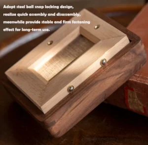 Mini Solid Wood Blind Box Display Frame DIY Figurine Shadow Box Storage Stand Tabletop Wall