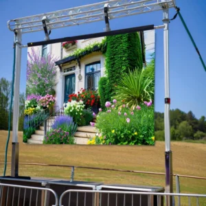 Minimalist Appearance Outdoor LED Screen Corporate Presentation Rental LED Screen