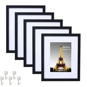 Minimalist Black Wooden DIY Photo Frame Tabletop Display Creative Classical Handmade 6inch Photo Frame Wood Home Decor