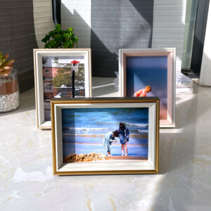 Minimalist Luxury Resin Photo Frame Tabletop Display 5 6 7 8 10 12 Inch A4 Size Custom Logo Picture Frame for Home Decor & Gift