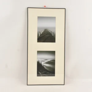 Modern 5″x7″ Black Metal Square Wall Photo Frame with UV Printed 6 Color Durable Collage Design for Decorative Use