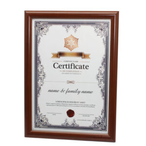 Modern A3 A4 Plastic Certificate Art Frames for Home Decor by