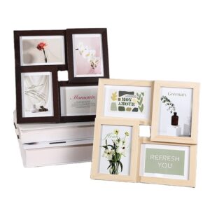 Modern Collage MDF Opening Combination Picture Frame Wall Multiple Wooden Photo Picture Frames