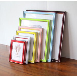 Modern Colorful Picture Frame Plastic Wall Gallery Artwork Photo Frame for Wedding Home Office