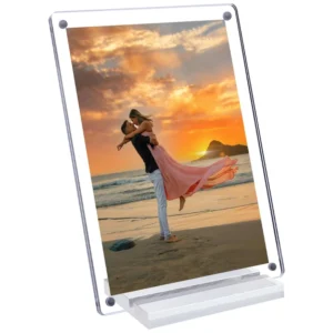 Modern Decorative Customizable Frames Lightweight Acrylic Photo Frame Clear Transparent Desktop Picture Frame