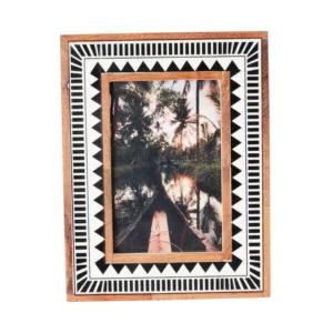 Modern Double Sided Glass MDF Photo Frame Floating Design UV Printing Transparent Customized Color