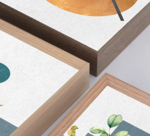 Modern Eco Friendly DIY Metal Aluminium Customized Logo Thermal Transfer Printing Poster Canvas Frame