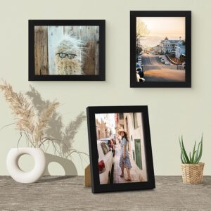 Modern Lightweight MDF Freestanding Desktop UV Printing Photo Frame for Home Decor 5×7 8×10 Wooden Photo Frame