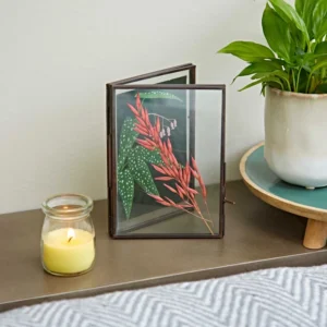 Modern Luxury Custom Finish Handmade Metal Glass Picture Photo Frame Rectangle Shape Tabletop