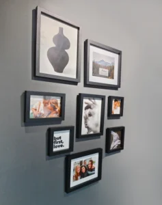 Modern Minimalism Wooden Photo Frame Set Wall Decor with Multi Size Picture Frames for Home Gallery Bulk Pack