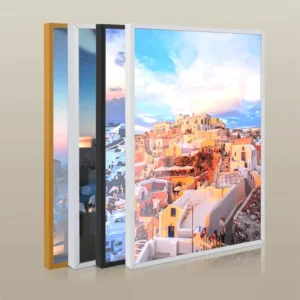 Modern Minimalist Aluminum Alloy Metal Photo Frames Poster Frames Advertising Frames in Factories