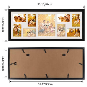 Modern Minimalist Oil Painting Frame Wall Hanging A4 Calligraphy and Painting Collage Photo Frame