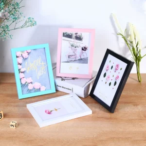 Modern Minimalist Style Plastic Photo Frame Display Stand Factory Children’s Photo Walls