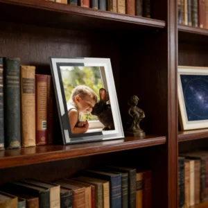 Modern Multiple Sizes Home Bedroom Tabletop Display Glass Photo Frame