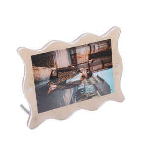 Modern Photo Frame With Sturdy Metal Stand for Desk Decor Gift Photo Frame Tabletop Frame Decorative Picture Frame