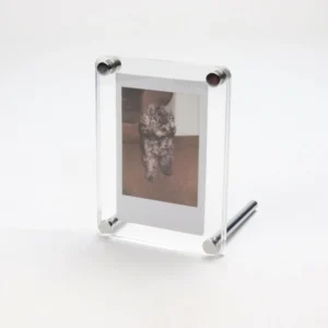Modern Plastic Photo Frame Customizable Size & Color Durable Square/Round Style for Home Office Gallery