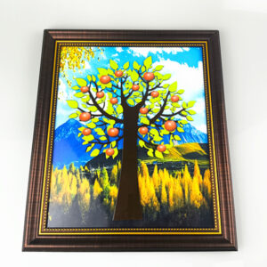 Modern Plated and Printed Wooden Metal Photo Frame with Movable Magnetic Background for Home DIY Decor and Trading Products