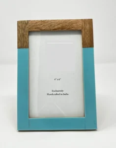 Modern Resin and MDF Lightweight Eco Friendly Photo Frame for Tabletop Use in Portrait and Landscape Styles