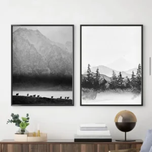 Modern Shadow Box A4 Inch Photo Frame MDF 5 6 7 8 10 Sizes Hand Painted Surface for Home Desktop