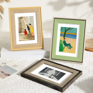 Modern Style PS Polymer Photo Frame Factory Supply Customized Logo Wall Hanging Family Decoration