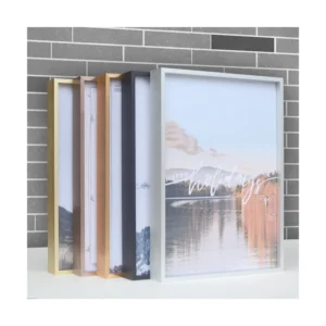 Modern Style Solid Metal Shadow Box Picture Frame Custom Size Aluminum Decorative Painting Wall Photo Frames