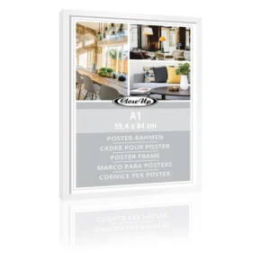 Modern White Wood Decor Poster Frame 59.4 X 84 cm Din A1 Size