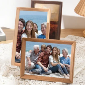 Multi Size Picture Frame Vertical or Horizontal for Wall Hanging or Tabletop MDF Vintage Simple Poster Certificate Photo Frame