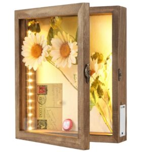 Multi color and Size Shadow Box Photo Frame Desktop Display Wood Frames Shadow Box