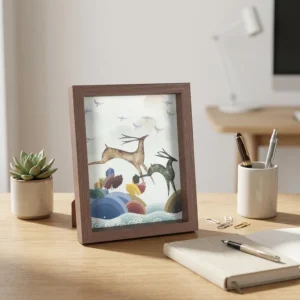 Multi size Tabletop Display Photo Frame Solid Hard Wooden Photo Frame