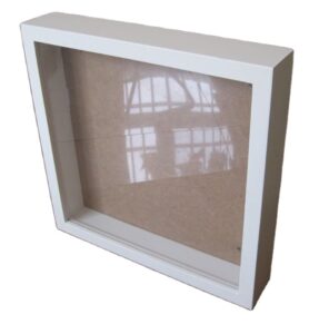 Natural Custom Shadow Boxes 3D Deep Picture Photo Square Wine Stopper Bulk Wooden Shadow Box Frame