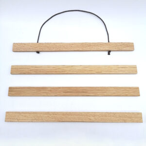 Natural Oak Color Canvas Print Magnetic Poster Hanging Frame for Wall Decor