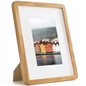 Natural Wood Eco Friendly Lightweight Durable Picture Frames Plastic Tabletop Display Home Office