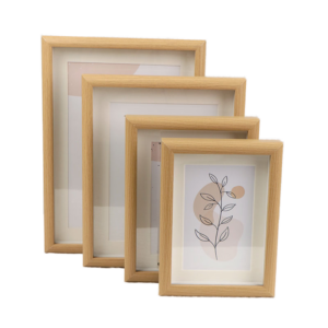 Natural Wood Modern Eco Friendly Photo Frame Tabletop Display Luxury Handmade Furniture Bedroom