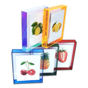 Neon Floating Picture Frame Colorful DIY Decoration Transparent Frame Wall Mounted Picture Photo Frame for Shadow Box