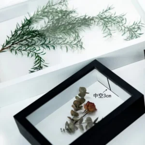 New Arrival Black Wood Shadow Box Photo Frame with UV Printing Durable & Lightweight Multiple Sizes (5×7 8×10 A3 A4)