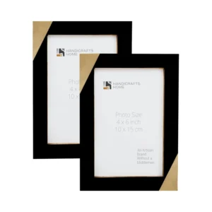 New Arrival Unique 4×6 Modern Photo Frame Pack 2 Low Price Wood Deco Collection Handcrafted Iron Alloy Frames for Wall bulk